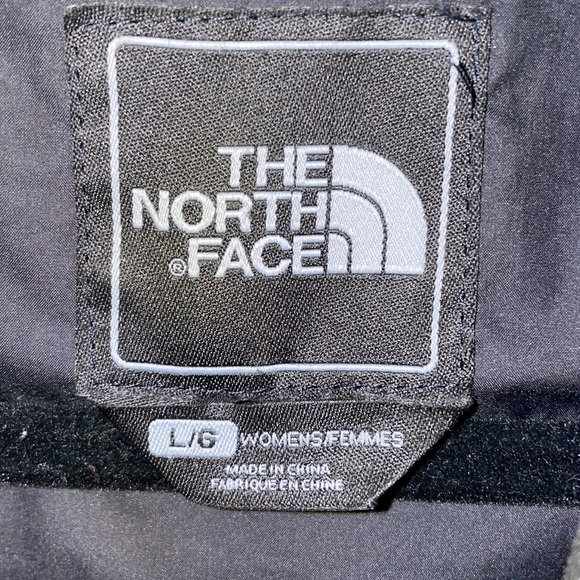 The North Face 550 Goose Down Black Puffer Vest Womens Sz Large Ski Winter Warm - Picture 6 of 9
